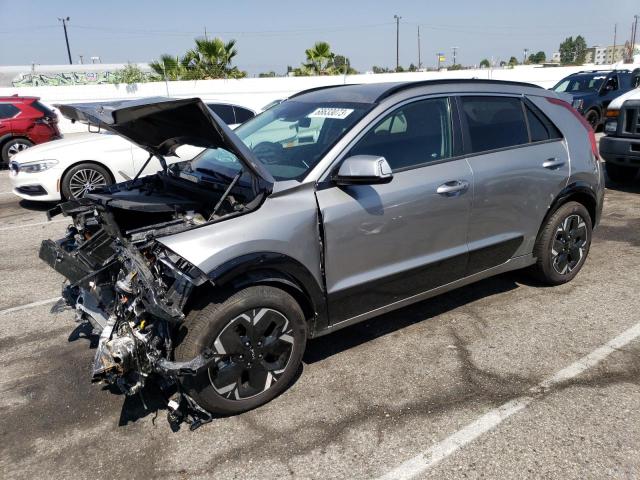 KNDCR3L17P5021661 - 2023 KIA NIRO WIND GRAY photo 1