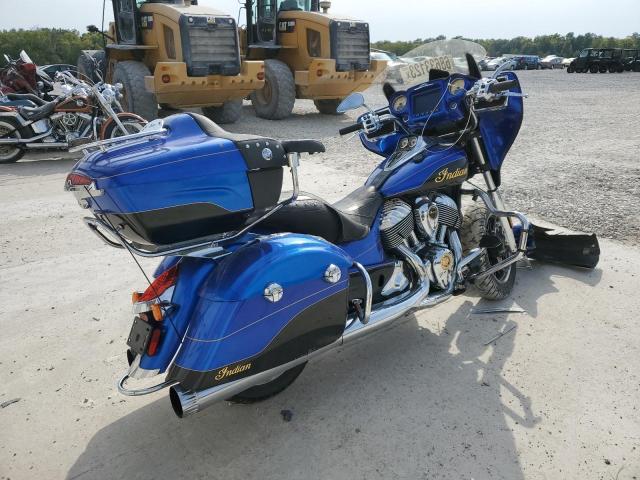 56KTREAA5J3359927 - 2018 INDIAN MOTORCYCLE CO. ROADMASTER ELITE BLUE photo 4