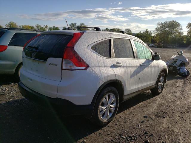 5J6RM4H71EL012761 - 2014 HONDA CR-V EXL WHITE photo 3