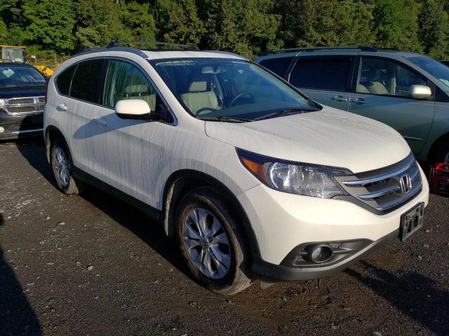 5J6RM4H71EL012761 - 2014 HONDA CR-V EXL WHITE photo 4