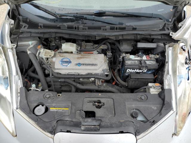 JN1AZ0CP2CT023904 - 2012 NISSAN LEAF SV SILVER photo 11