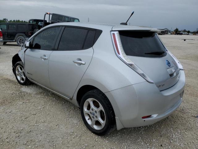 JN1AZ0CP2CT023904 - 2012 NISSAN LEAF SV SILVER photo 2