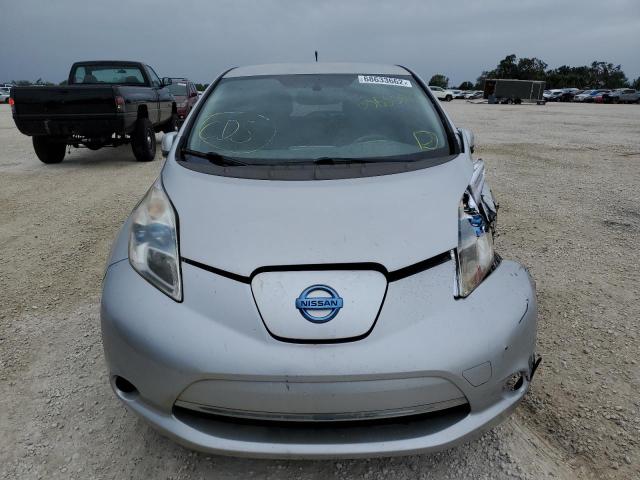 JN1AZ0CP2CT023904 - 2012 NISSAN LEAF SV SILVER photo 5