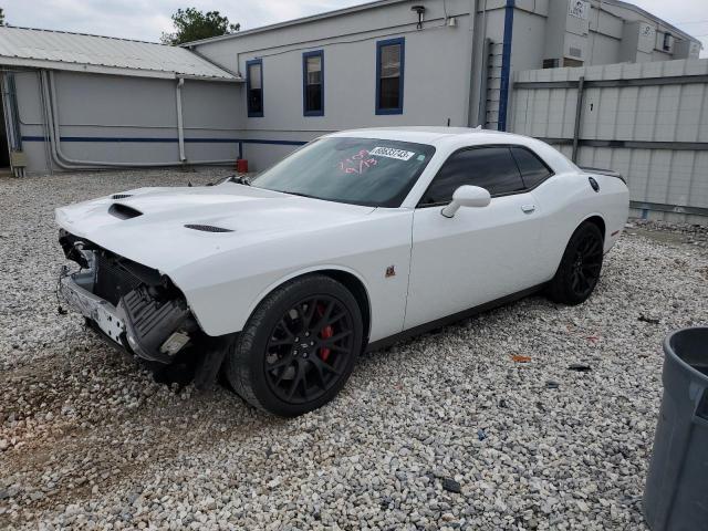 2C3CDZFJ5KH587109 - 2019 DODGE CHALLENGER R/T SCAT PACK WHITE photo 1