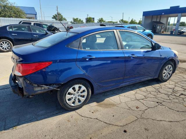 KMHCT4AE4HU232607 - 2017 HYUNDAI ACCENT SE BLUE photo 3