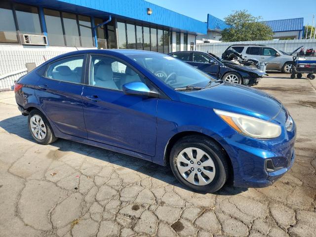 KMHCT4AE4HU232607 - 2017 HYUNDAI ACCENT SE BLUE photo 4