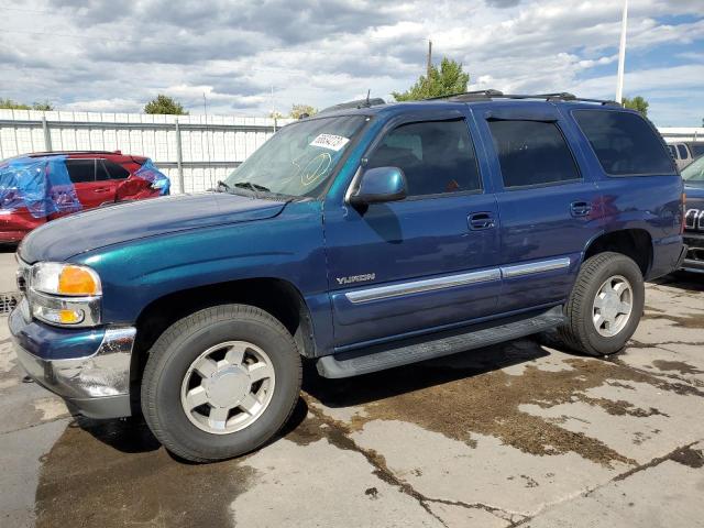 1GKEK13T35J153232 - 2005 GMC YUKON BLUE photo 1