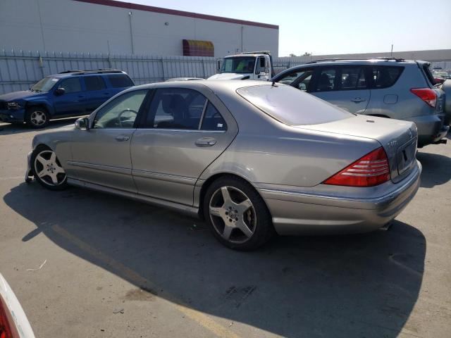 WDBNG76J75A436533 - 2005 MERCEDES-BENZ S 600 SILVER photo 2