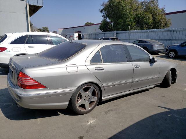 WDBNG76J75A436533 - 2005 MERCEDES-BENZ S 600 SILVER photo 3