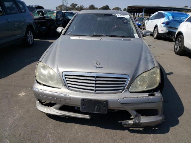 WDBNG76J75A436533 - 2005 MERCEDES-BENZ S 600 SILVER photo 5