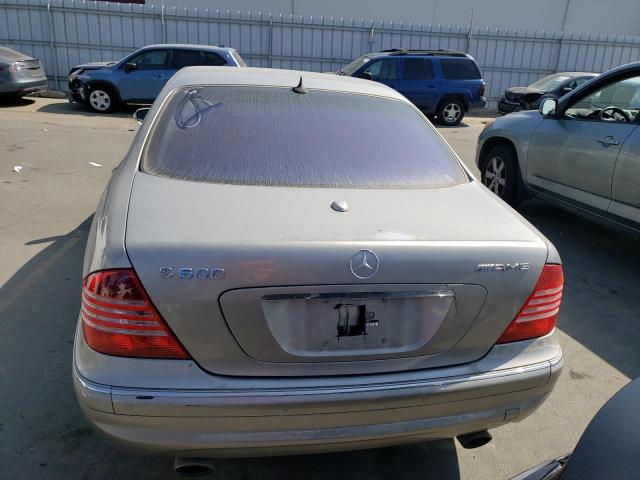 WDBNG76J75A436533 - 2005 MERCEDES-BENZ S 600 SILVER photo 6