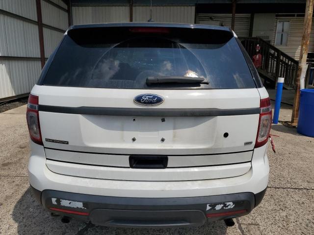 1FM5K8AR0FGA88653 - 2015 FORD EXPLORER POLICE INTERCEPTOR WHITE photo 6