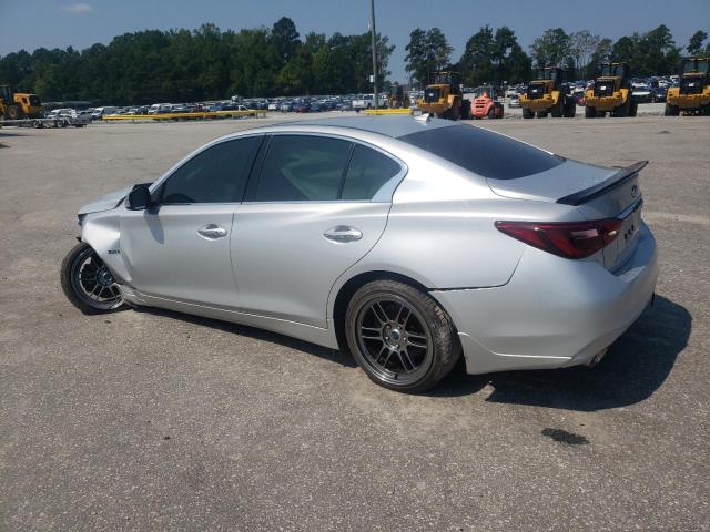 JN1EV7AR7JM441411 - 2018 INFINITI Q50 LUXE SILVER photo 2