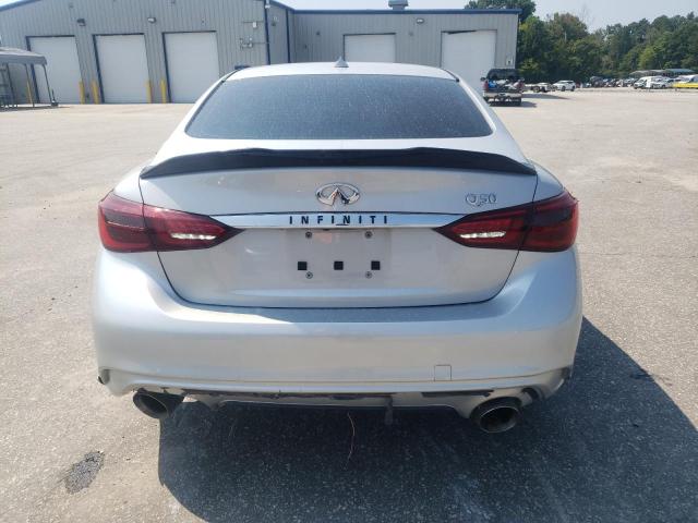 JN1EV7AR7JM441411 - 2018 INFINITI Q50 LUXE SILVER photo 6
