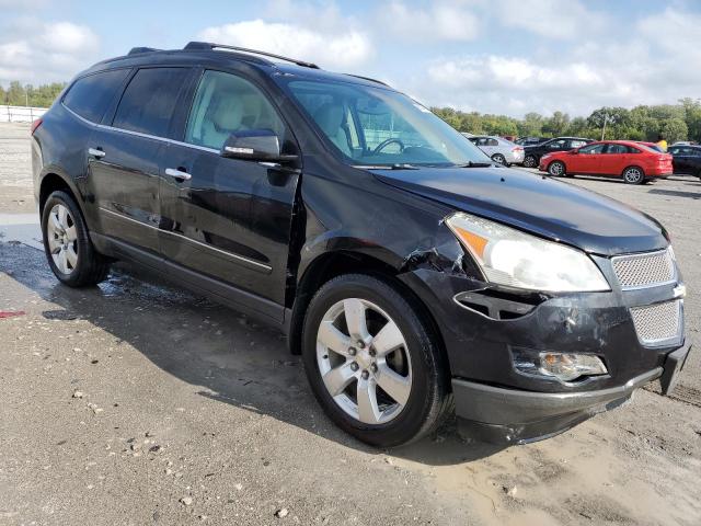 1GNKVLED3BJ106891 - 2011 CHEVROLET TRAVERSE LTZ BLUE photo 4