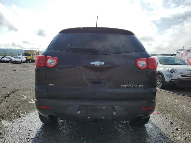 1GNKVLED3BJ106891 - 2011 CHEVROLET TRAVERSE LTZ BLUE photo 6