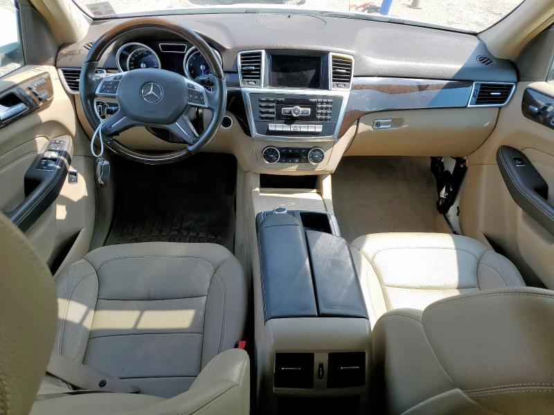 4JGDA5JB1FA550687 - 2015 MERCEDES-BENZ ML 350 WHITE photo 8