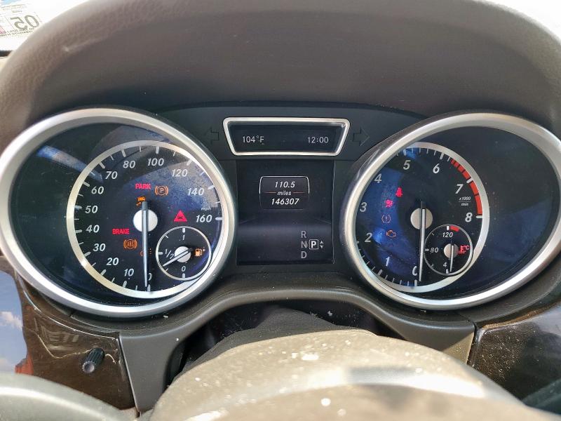 4JGDA5JB1FA550687 - 2015 MERCEDES-BENZ ML 350 WHITE photo 9