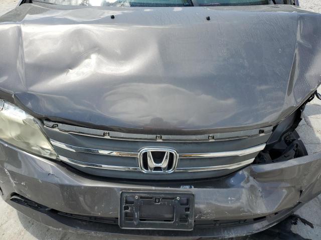 5FNRL5H68BB063842 - 2011 HONDA ODYSSEY EXL GRAY photo 12