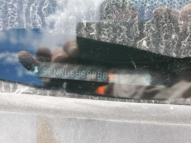 5FNRL5H68BB063842 - 2011 HONDA ODYSSEY EXL GRAY photo 13