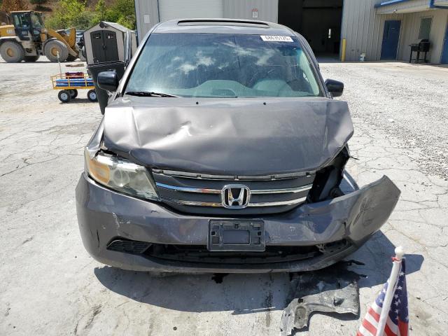 5FNRL5H68BB063842 - 2011 HONDA ODYSSEY EXL GRAY photo 5