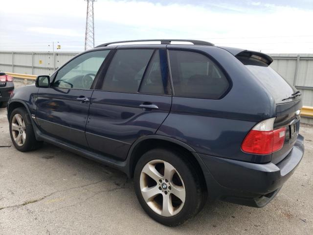 5UXFB53596LV24035 - 2006 BMW X5 4.4I BLUE photo 2