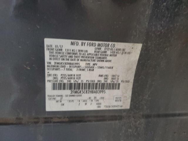 2FMGK5C82HBA03995 - 2017 FORD FLEX SEL 石墨色 照片 13