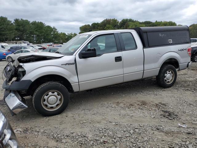 1FTEX1EMXDFA00707 - 2013 FORD F150 SUPER CAB SILVER photo 1