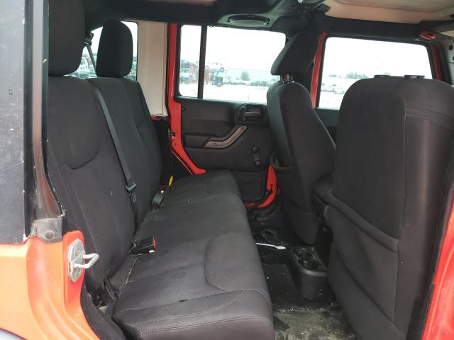 1C4BJWDG6DL563669 - 2013 JEEP WRANGLER U SPORT Червоний фото 10