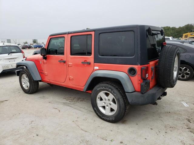 1C4BJWDG6DL563669 - 2013 JEEP WRANGLER U SPORT Червоний фото 2