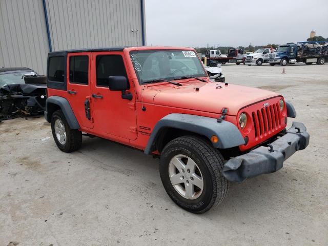 1C4BJWDG6DL563669 - 2013 JEEP WRANGLER U SPORT Червоний фото 4