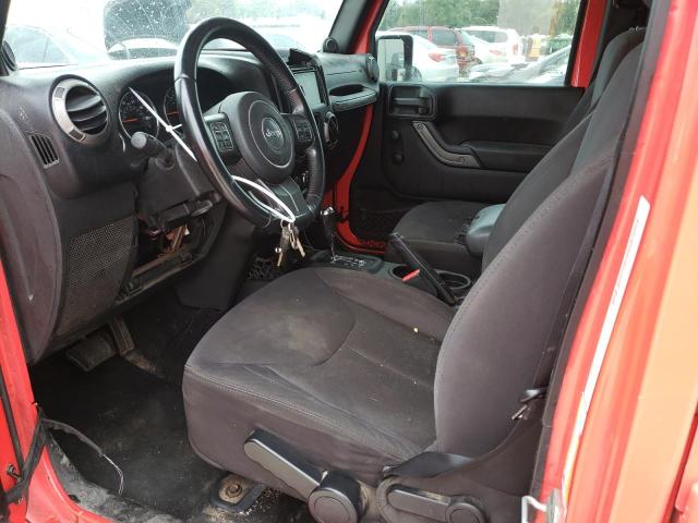 1C4BJWDG6DL563669 - 2013 JEEP WRANGLER U SPORT RED photo 7