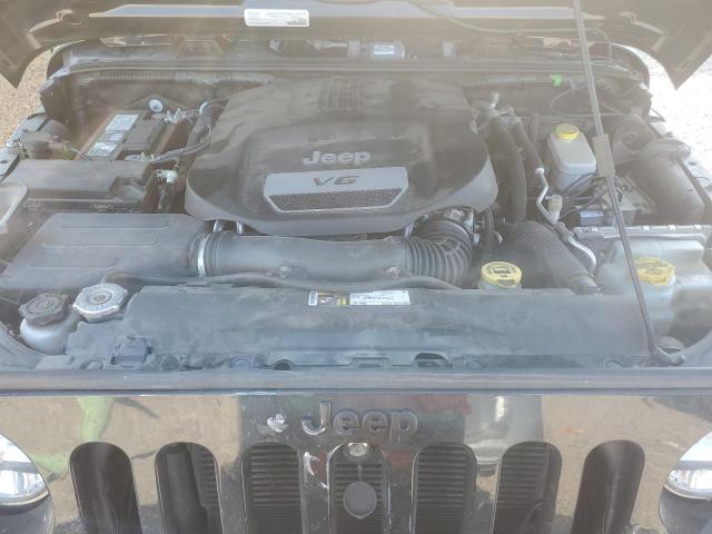 1C4AJWAG2GL125283 - 2016 JEEP WRANGLER SPORT BLACK photo 12
