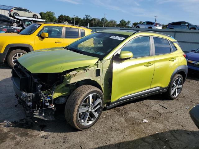 KM8K5CA53LU501432 - 2020 HYUNDAI KONA ULTIMATE GREEN photo 1