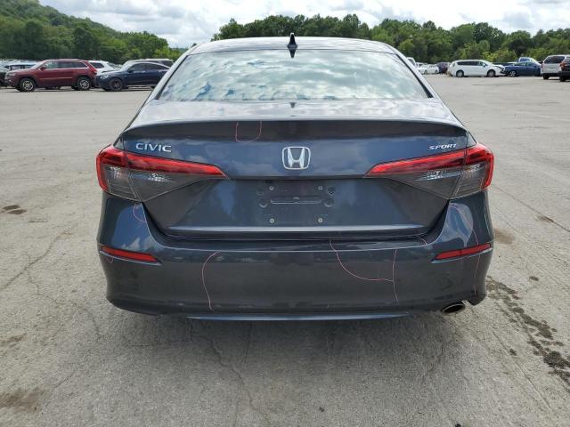 2HGFE2F50NH575987 - 2022 HONDA CIVIC SPORT CHARCOAL photo 6