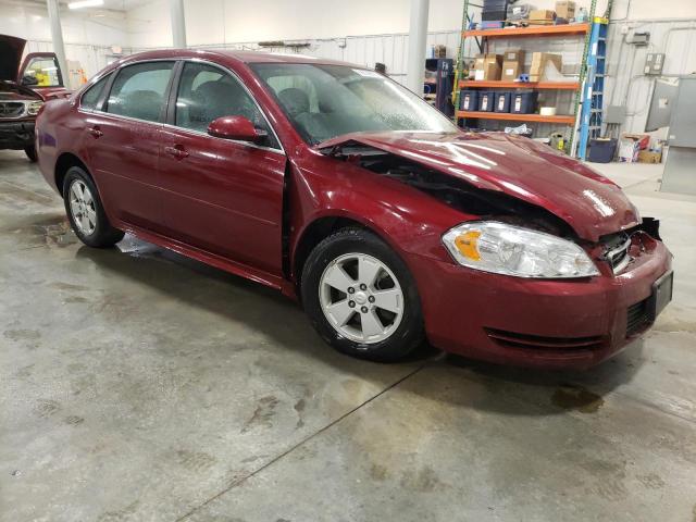 2G1WT57K391278133 - 2009 CHEVROLET IMPALA 1LT MAROON photo 4