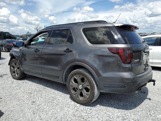 1FM5K8GT3JGA95950 - 2018 FORD EXPLORER SPORT Gris photo 2