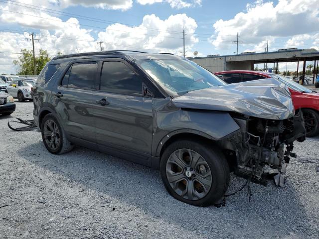 1FM5K8GT3JGA95950 - 2018 FORD EXPLORER SPORT Gris photo 4