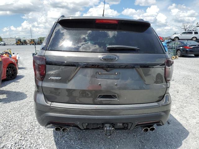 1FM5K8GT3JGA95950 - 2018 FORD EXPLORER SPORT Gris photo 6