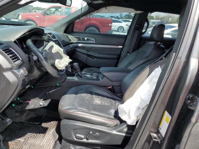 1FM5K8GT3JGA95950 - 2018 FORD EXPLORER SPORT Gris photo 7