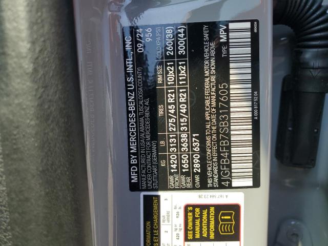 4JGFB4FB7SB317605 - 2025 MERCEDES-BENZ GLE 350 4MATIC GRAY photo 13