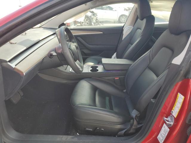 5YJ3E1EA5PF654414 - 2023 TESLA MODEL 3 أحمر صورة 7