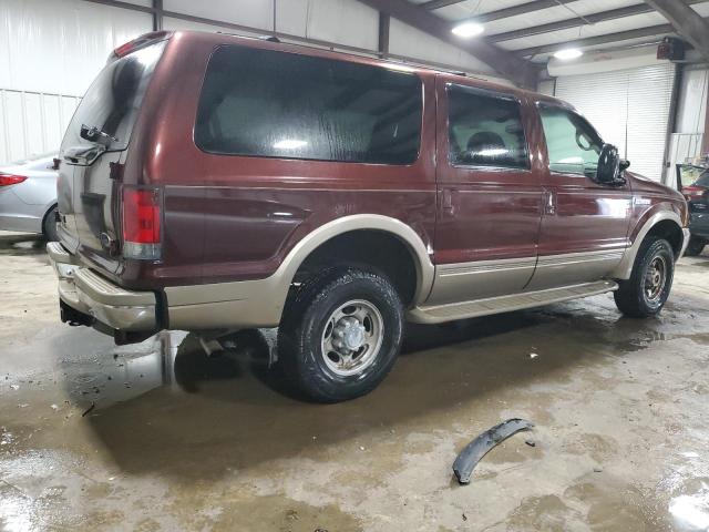 1FMNU43S0YEC17878 - 2000 FORD EXCURSION LIMITED BURGUNDY photo 3