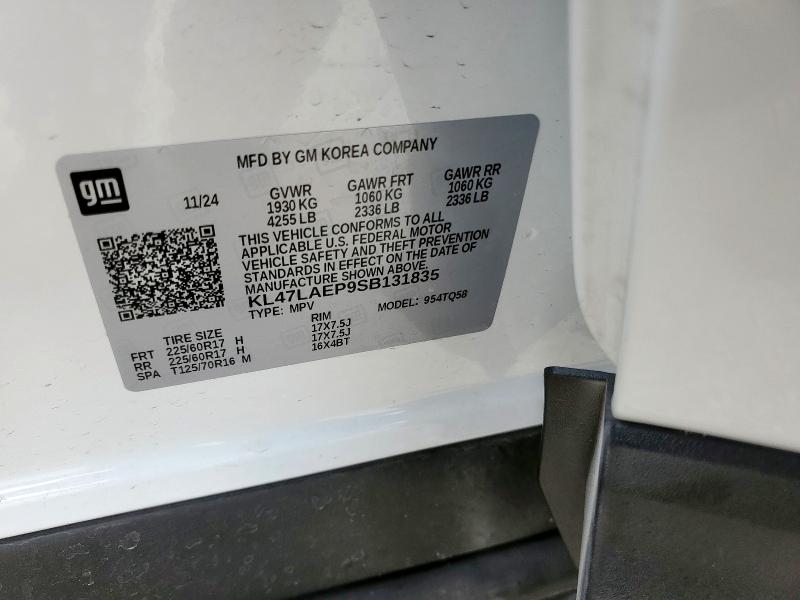 KL47LAEP9SB131835 - 2025 BUICK ENVISTA PREFERRED WHITE photo 14