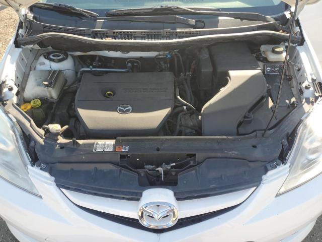 JM1CR2W37A0380035 - 2010 MAZDA 5 WHITE photo 11