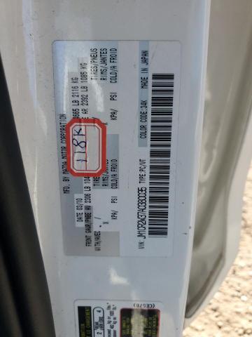 JM1CR2W37A0380035 - 2010 MAZDA 5 WHITE photo 13