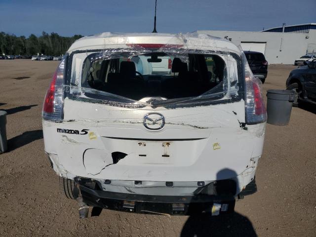 JM1CR2W37A0380035 - 2010 MAZDA 5 WHITE photo 6