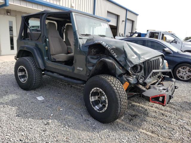 1J4FA69S14P750996 - 2004 JEEP WRANGLER / RUBICON GRAY photo 4