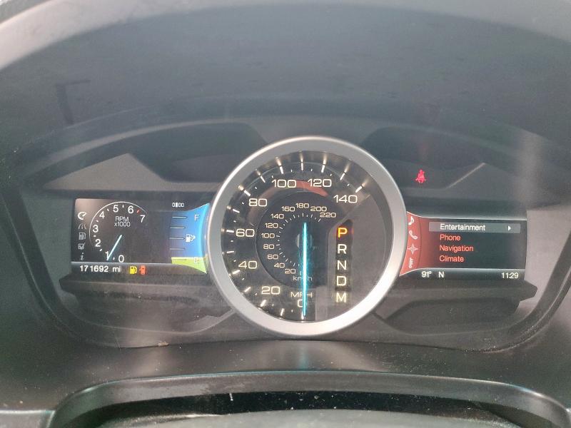 1FMHK8F83CGA92771 - 2012 FORD EXPLORER LIMITED WHITE photo 9