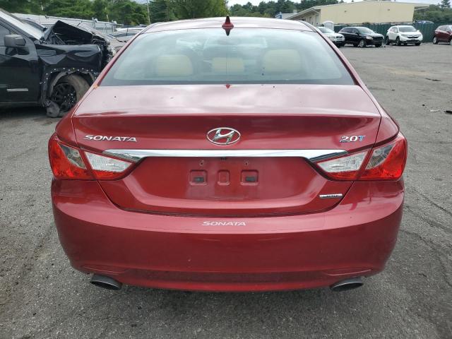 5NPEC4AB3BH243571 - 2011 HYUNDAI SONATA SE RED photo 6